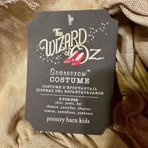 Wizard of Oz  Kids Scarecrow Costume - PBK - Picture 13 of 13